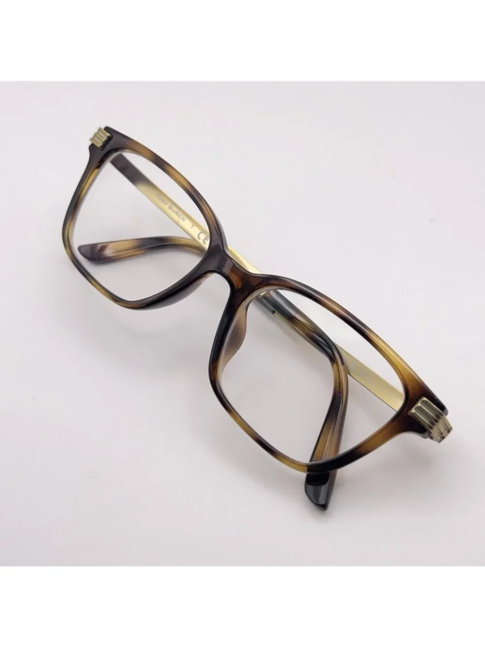 Tory Burch TY 4007U 1831 Eyeglass Frames Square Brown Tortoise Gold 49-16-140